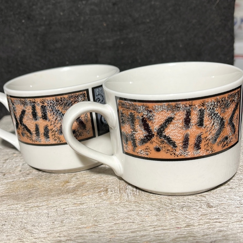7 Vintage Southwestern Fossil Mug Cup